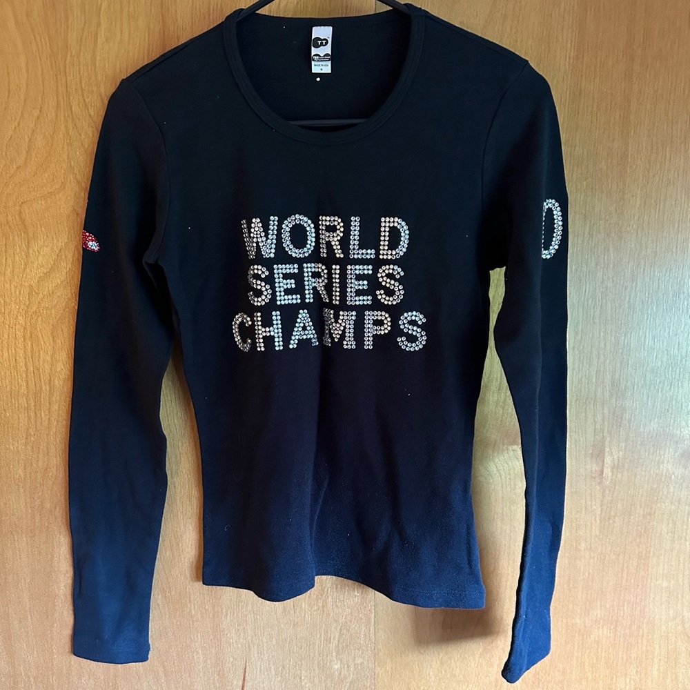 Boston Red Sox bedazzled World Series shirt!